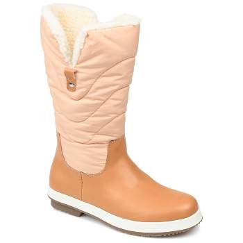 Journee Collection Womens Pippah Tru Comfort Foam Block Heel Winter Boots