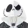 Disney Nightmare Before Christmas Jack Skellington Boys Halloween Zip Up Hoodie For Toddler And Big Kids - Size 4 - 3 of 4