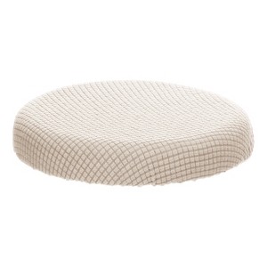 Unique Bargains Round Washable Elastic Bar Stool Cover for Dia 11"-13" Chair - 1 of 4