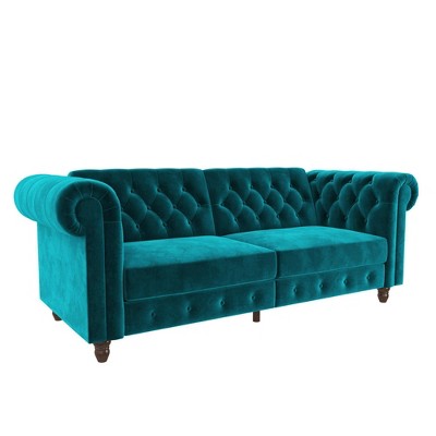 Target green deals velvet couch