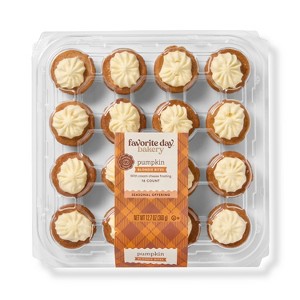 Pumpkin Bar Bites with Cream Cheese Frosting - 12.7oz/16ct - Favorite Day™ - 1 of 3