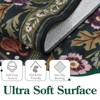 Lahome GST Intricate Floral Abundance Short Pile Velvet Rectangular Indoor Area Rug - 3 of 4