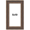 PosterPalooza | Panoramic Elegant Brown Picture Frame - UV Acrylic, Foam Board Backing, Hanging Hardware - 2 of 4