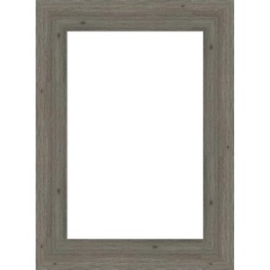 Amanti Art Fencepost Brown Narrow Framed Dry Erase Magnetic Board - 1 of 4