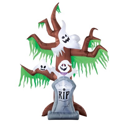 Collections Etc Haunted Ghost Tree Inflatable Outdoor Holiday Yard ...