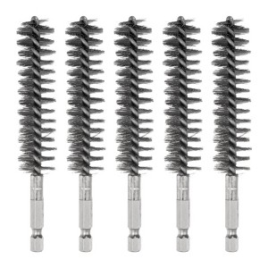 Unique Bargains Stainless Steel Cleaning Tools and Accessories Durable 1/4 Inch Hex Bore Brushes - 1 of 4