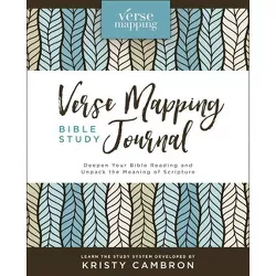 Verse Mapping Bible Study Journal - by  Kristy Cambron (Hardcover)