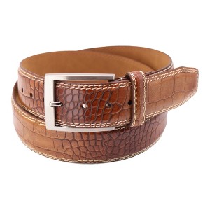 Greg Norman Men's Croco Print Golf Belt - 1 of 4