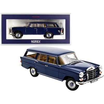 1966 Mercedes Benz 200 Universal Dark Blue 1/18 Diecast Model Car by Norev