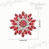 Unique Bargains Rhinestone Sunflower Brooch Pin - 2 of 4
