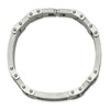 Black Bow Jewelry Men's Stainless Steel Carbon Fiber and Cable Link Bracelet, 8.5 Inch - 4 of 4