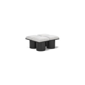 Meridian Furniture,Pavilion Boucle Fabric Bench - 1 of 4