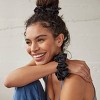 scunci No Damage Pillow Scrunchie Set - Soft Pink and Black - 2pcs - 2 of 4