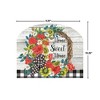 Briarwood Lane Summer Art Sign 8.25x10.25 Geranium Wreath For Summer Art Sign - 2 of 4