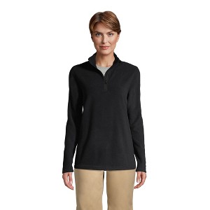 School Uniform Young Women's Lightweight Fleece Quarter Zip Pullover - 1 of 4