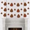 Big Dot of Happiness Party 'Til You're Pooped  - Poop Emoji Party DIY Decorations - Clothespin Garland Banner - 44 Pieces - 3 of 4