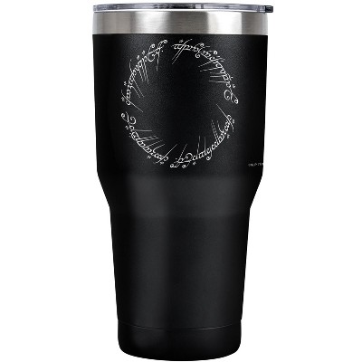 Lord of the Rings Mordor Script Steel Tumbler 30oz Coffee Travel Mug