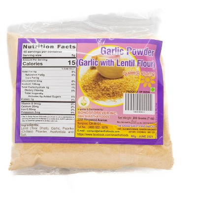 Grand Sweets & Snacks - Garlic Podi 200 Gms , Pack of 3