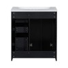 VYNXARIA 30'' Bathroom Vanity with Resin Sink - Solid Wood Frame & 3 Drawers - 4 of 4