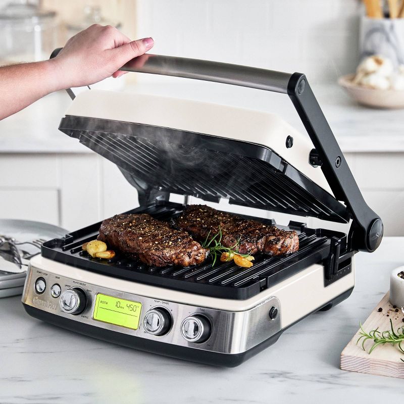 GreenPan Elite Ceramic Nonstick 7-in-1 Multi-Function Contact Grill & Griddle and Waffle Maker, 4 of 6