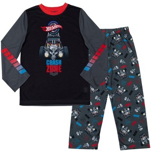 Hot Wheels Pajama Shirt and Pants Sleep Set Little Kid to Big Kid - 1 of 4