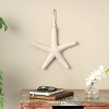 13"x13" Jute Starfish Handmade Wrapped Wall Decor with Hanging Rope - Olivia & May - 2 of 4