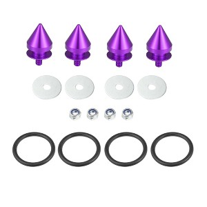Unique Bargains Umbrella Type Universal Bumper Quick Release Front Rear Bumper Fasteners 4 Set - 1 of 4