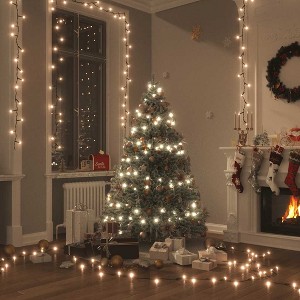 Aghana Digitals 150 LED Warm White String Lights, 49.2ft PVC Copper, 8 Modes, USB-Powered, - 1 of 4