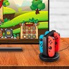 Insten Charger for Nintendo Switch & OLED Model Joy Con Controller, 4 in 1 USB Charging Station Dock Stand Accessories - 2 of 4