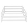 Kumasinova Twin/Full Size Floor Bed,Montessori Floor Bed with Guardrails,Solid Wood Low Bed Frame for Safe & Play-Friendly Design - 4 of 4