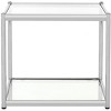 Lilias End Table - Chrome - Safavieh. - 4 of 4