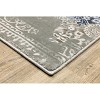 Oriental Weavers Easton Contemporary Rug 7111F in Grey Runner 2' 2" X 7 ' 8" - 3 of 4