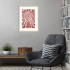 Amanti Art Red Flowers In a Vase by Alisa Galitsyna Wood Framed Wall Art Print - 4 of 4
