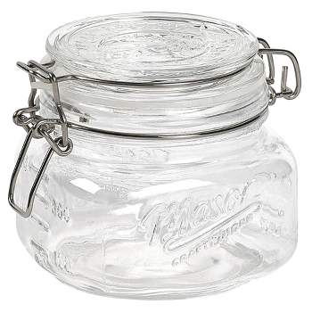 Mason Craft and More 1L Preserving Jars with Clamp Lids - Set of 2