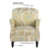 VYNXARIA Accent Chairs For Living Room,the woven fabric has novel patterns, high color fastness, and is gentle and skin friendly,Beige+yellow - 4 of 4