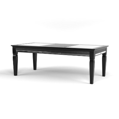 84" Emeline Extendable Dining Table Black - HOMES: Inside + Out