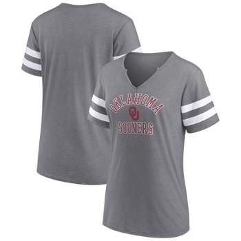 NCAA Oklahoma Sooners Women's V-Neck Notch T-Shirt