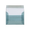 JAM Paper 4Bar A1 Translucent Vellum Invitation Envelopes 3.625 x 5.125 Ocean Blue Bulk 250/Box - image 3 of 4