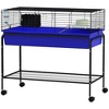 PawHut Two-Story Small Animal Cage Removable from Stand, Guinea Pig, Hedgehog, Chinchilla, Ferret, Shelf & Wheels - 4 of 4