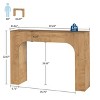 GustoWave 47 Inch Farmhouse Console Table, Long Wood Entryway Table Behind Couch, Easy Assembly Hallway Furniture for Living Rooms - 2 of 4