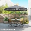 Tangkula 9.3 FT Solar Patio Umbrella w/ 32 LED Lights & Tilt Adjustment - 4 of 4