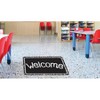 Ashley Productions® The Original Fun Mat™, Welcome Mat, 15.5" x 23.5", Black Composition Welcome - 3 of 4