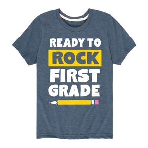 Boys' - Instant Message - Ready to Rock First Grade Short Sleeve Graphic T-Shirt - 1 of 4