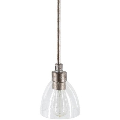 Mark & Day Ferschnitz 7"H x 6"W x 6"D Modern Metallic - Pewter Ceiling Lights