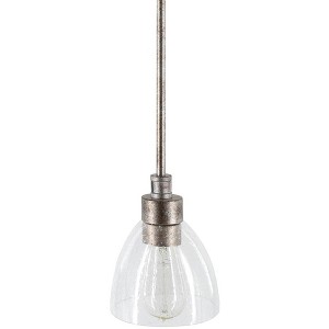 Mark & Day Ferschnitz 7"H x 6"W x 6"D Modern Metallic - Pewter Ceiling Lights - 1 of 3