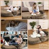 Foldable Dog Bed for Humans, 71"x43"x10" Giant Dog Bed for People and Pets, Washable & Removable Faux Fur Cover - 3 of 4