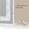 Vanity Mirror with Lights, Diamond Light Strip Makeup Mirror with Tempered Glass, 3 Color Modes, 10X Magnification - 3 of 4