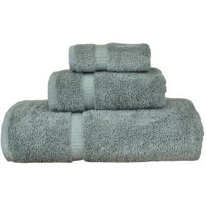 BC BARE COTTON Luxury Hotel & Spa Quality Collection, Quick Dry 100% Turkish Cotton, 750+ GSM, Bath Towel, Hand Towel, Washcloths - 3 Piece - 1 of 1