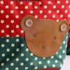 Slickblue Cute Bear Hand-Appliqued Tote Bag for Kids —Multi Color & Sizes, Shoulder Strap, Interior Pocket - 3 of 3