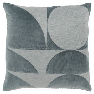20"x20" Oversize Geometric Square Throw Pillow Cover - Rizzy Home - 1 of 4